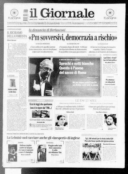 Il giornale : quotidiano del mattino